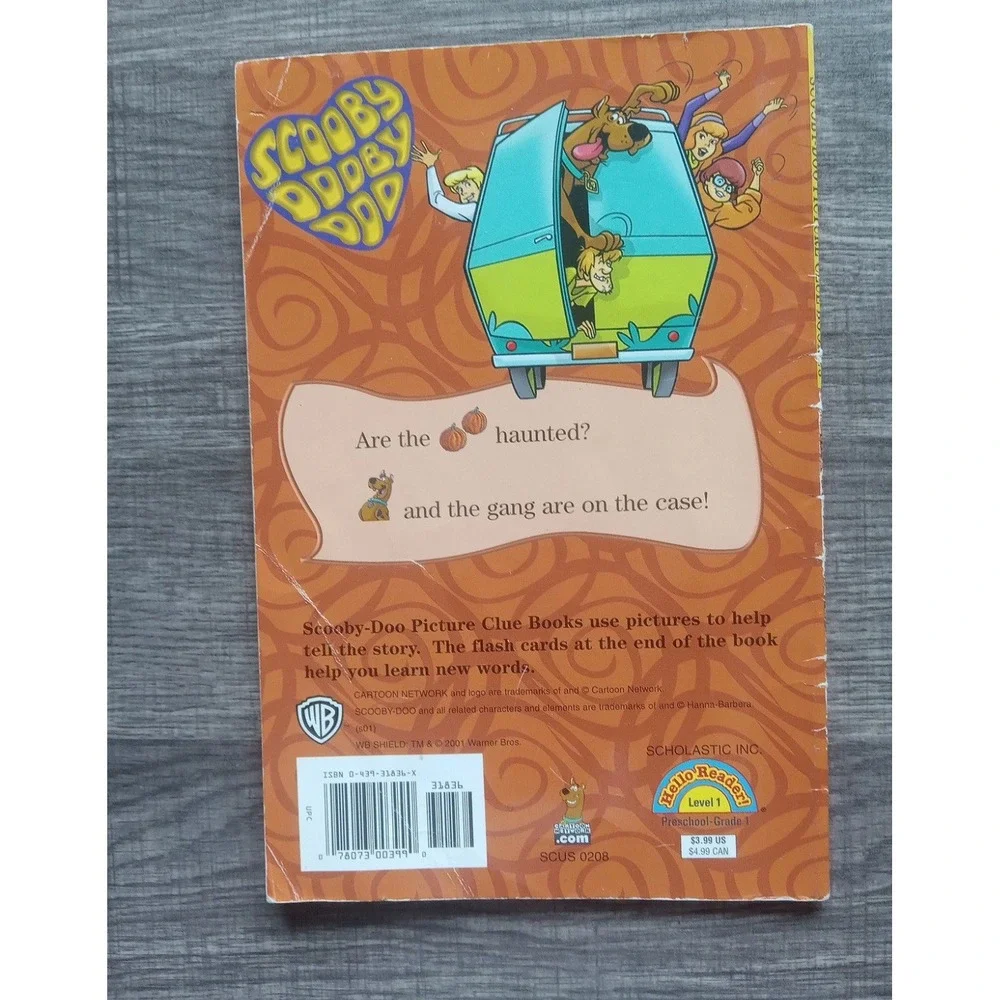 BOOK SCooby Doo Picture Clue Book The HAUNTED PUMPKINS paperback‎